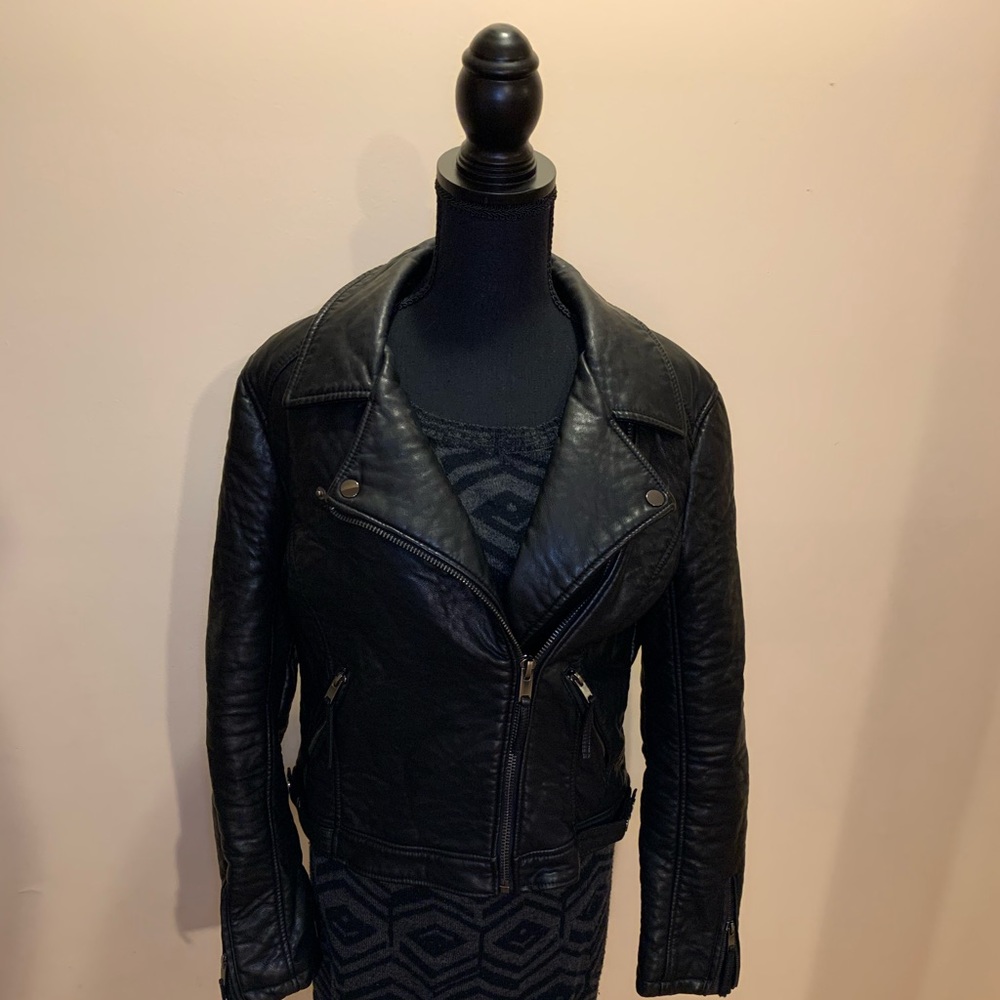 Faux Leather Jacket